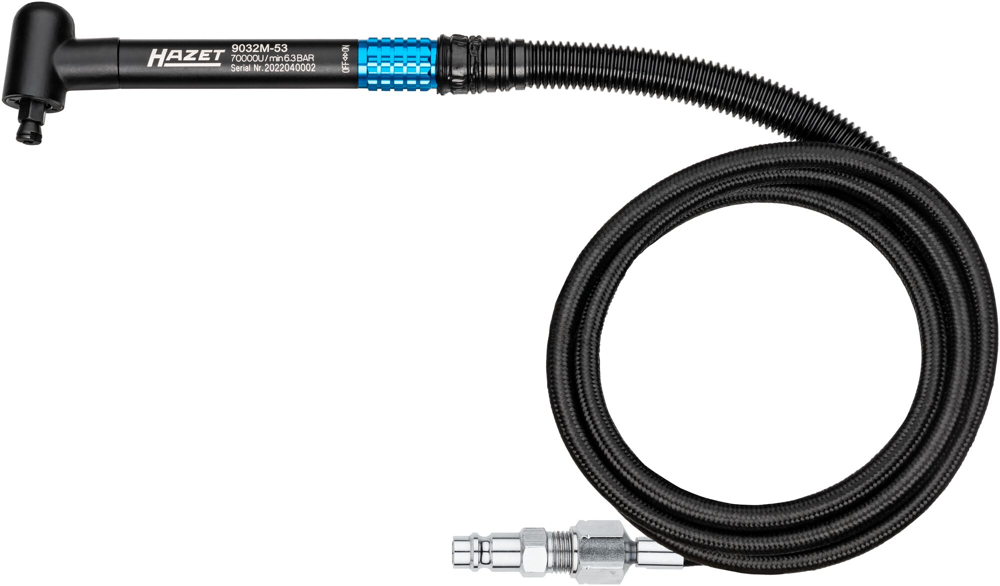 HAZET Mikro-Stabschleifer ∙ abgewinkelt 9032M-53 ∙ 1,5 m