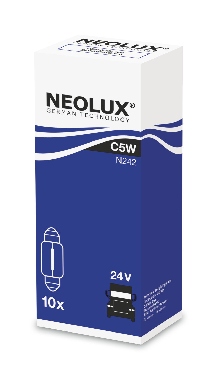 C5W 24V 5W  SV8,5-8 soffitte 1 St. NEOLUX
