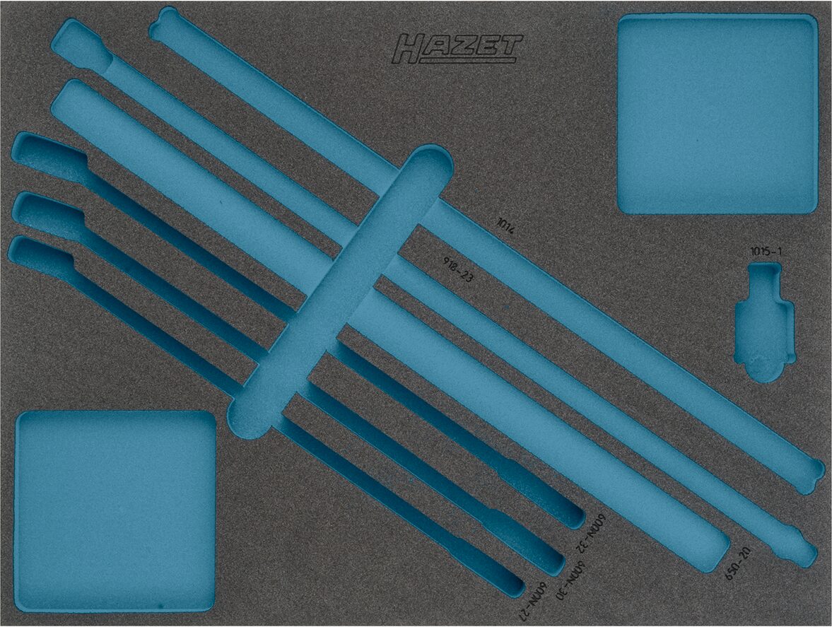 HAZET 2-Komponenten Weichschaumeinlage 163-371L ∙ L x B: 519 x 392 mm