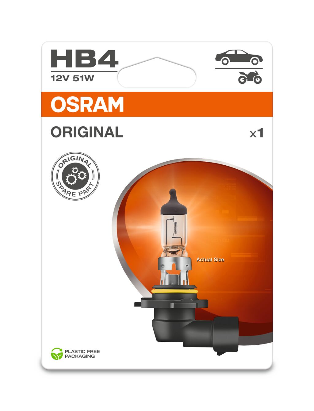 HB4 12V 51W P22d 1st. Blister OSRAM Original 9006-01B