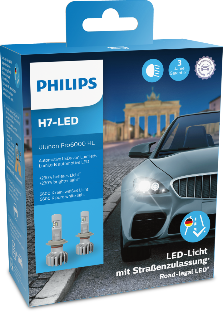 B-Ware Philips Ultinon Pro6000 H7-LED 11972 X2