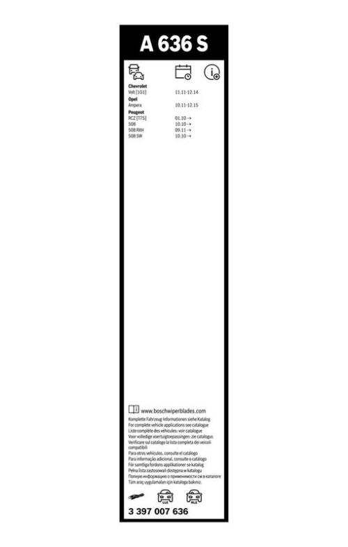 BOSCH 3 397 007 636 Wischblatt