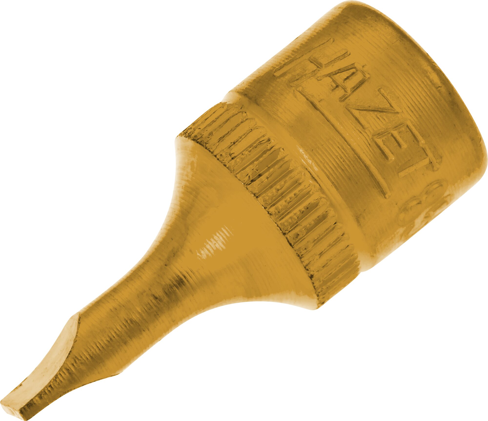 HAZET Schraubendreher-Steckschlüsseleinsatz 8503-0.8X4 ∙ 1/4 Zoll (6,3 mm) Vierkant∙ Schlitz Profil ∙ SW 0,8 x 4 mm