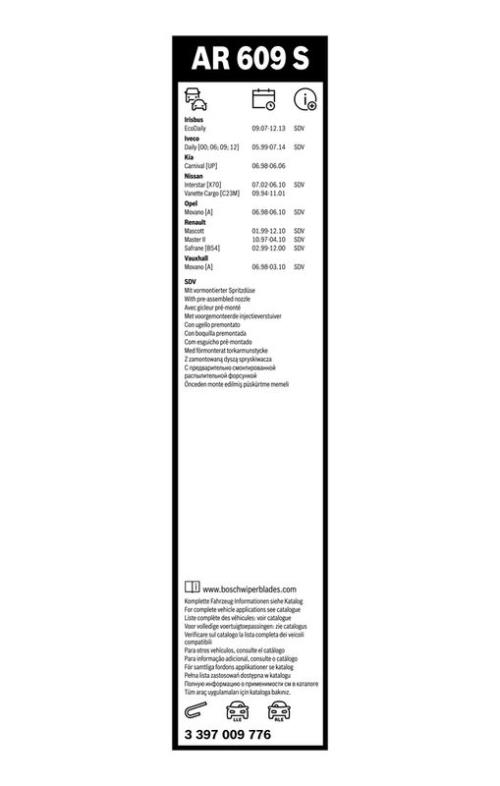 BOSCH 3 397 009 776 Wischblatt