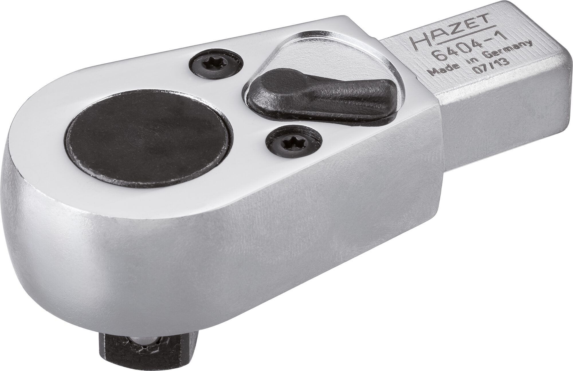 HAZET Einsteck-Umschaltknarre 6404-1 ∙ 14 x 18 mm Einsteck-Vierkant ∙ 1/2 Zoll (12,5 mm) Vierkant ∙ Länge: 83,5 mm