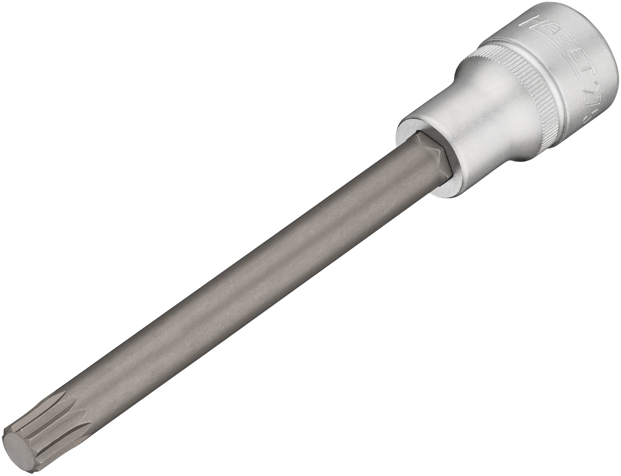 HAZET Zylinderkopf Schraubendreher-Steckschlüsseleinsatz 2751 ∙ 1/2 Zoll (12,5 mm) Vierkant∙ Innen Vielzahn Profil XZN ∙ SW M10