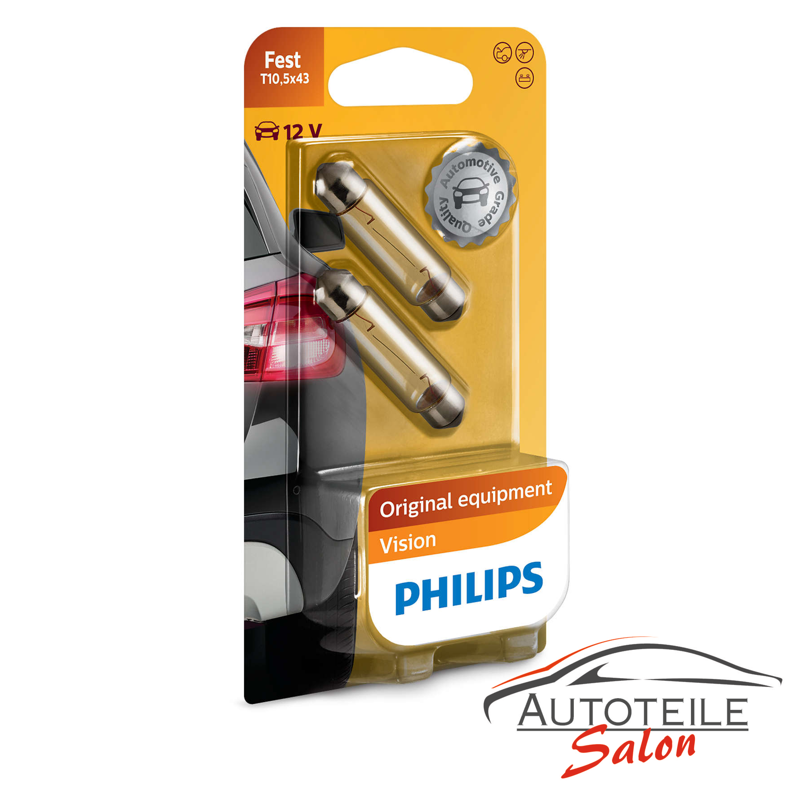 T10,5x43 Soffitte 12V 10W