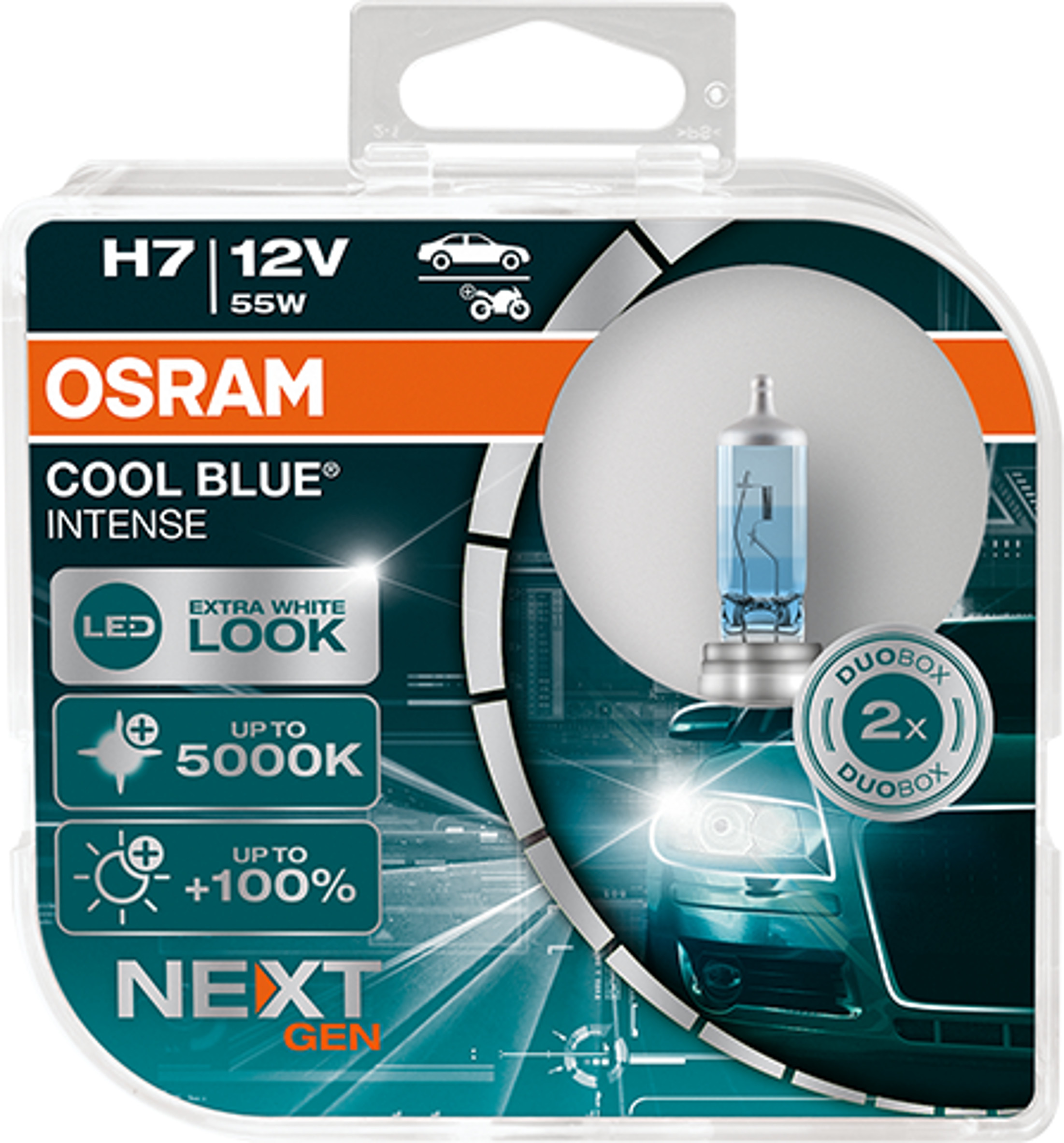 B-Ware H7 12V 55W PX26d Cool Blue INTENSE NextGeneration