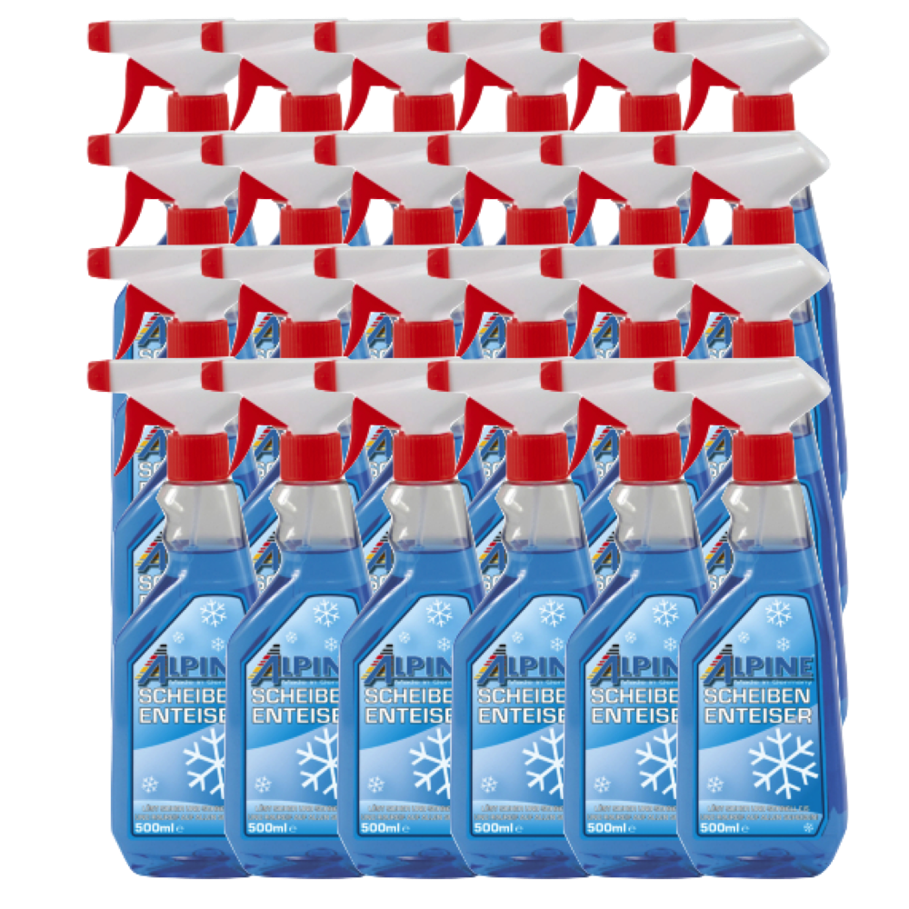 24x 500ml Alpine Scheiben-Enteiser mit Sprühkopf
