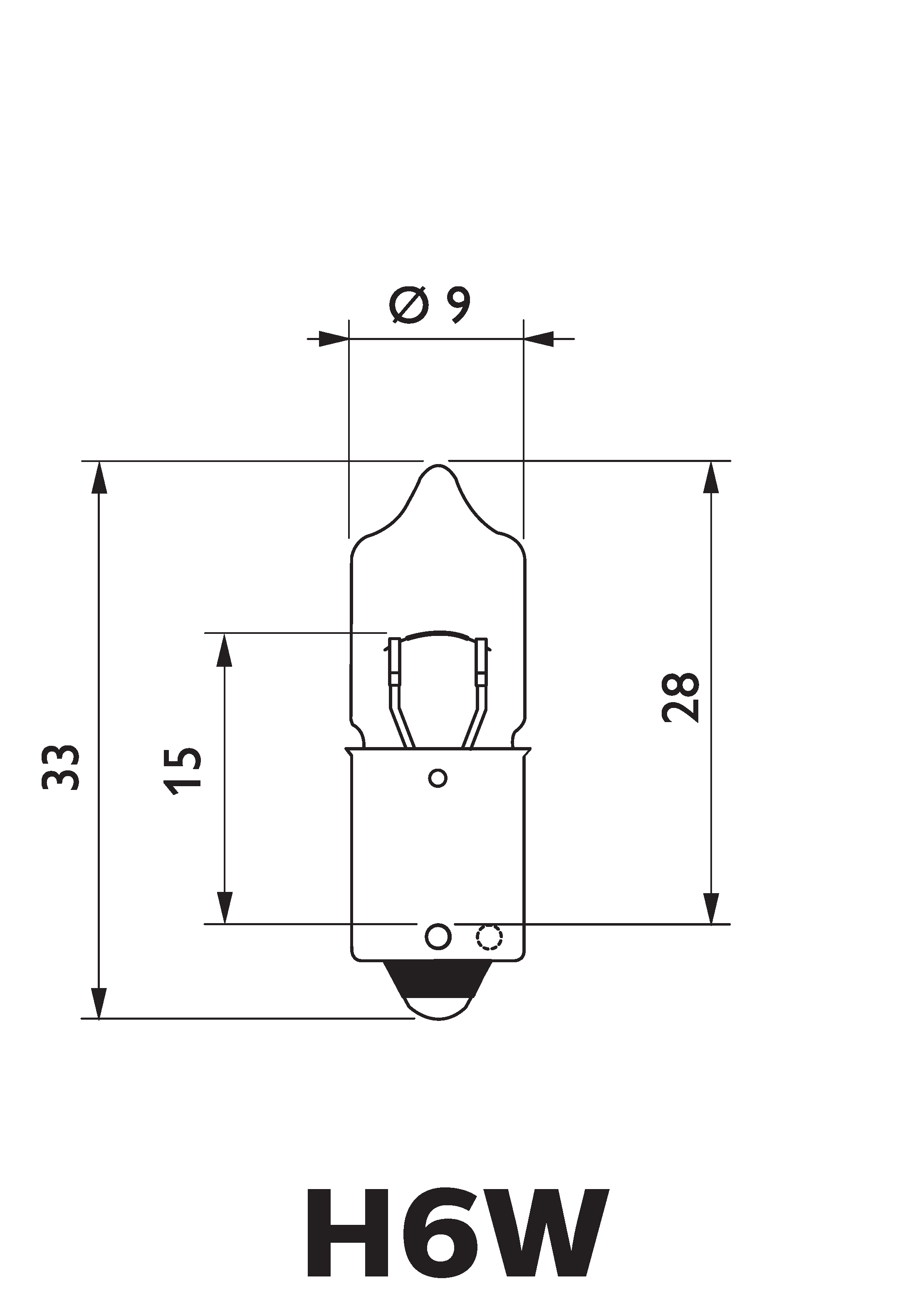 B-Ware H6W 12036 WVU 12V B2 WhiteVision ultra