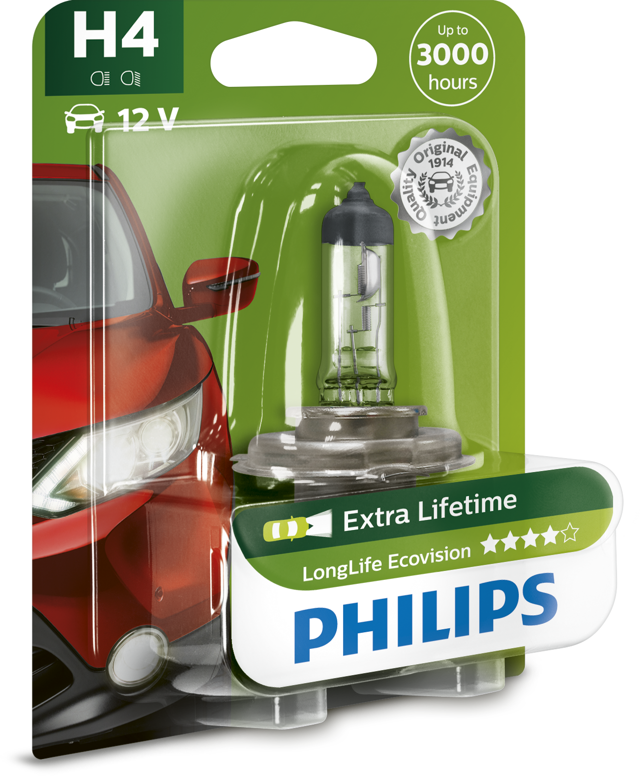 H4 LongLife EcoVision 12V 60/55W