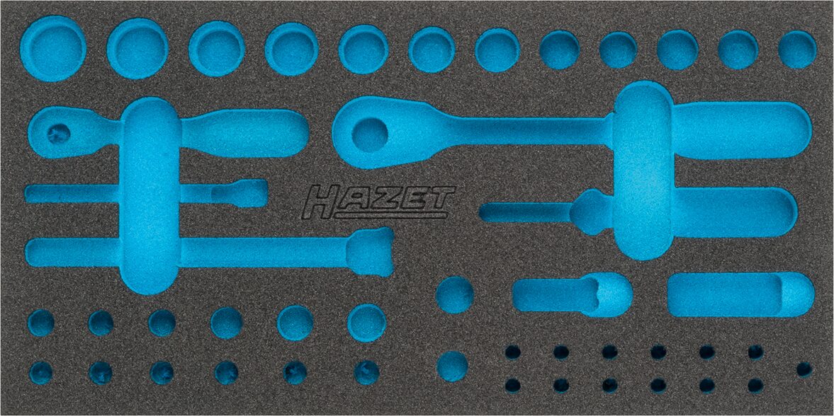 HAZET 2-Komponenten Weichschaumeinlage 163-351L ∙ L x B: 342 x 172 mm