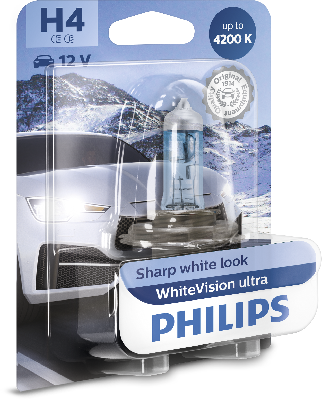 Philips H4 WhiteVision ultra