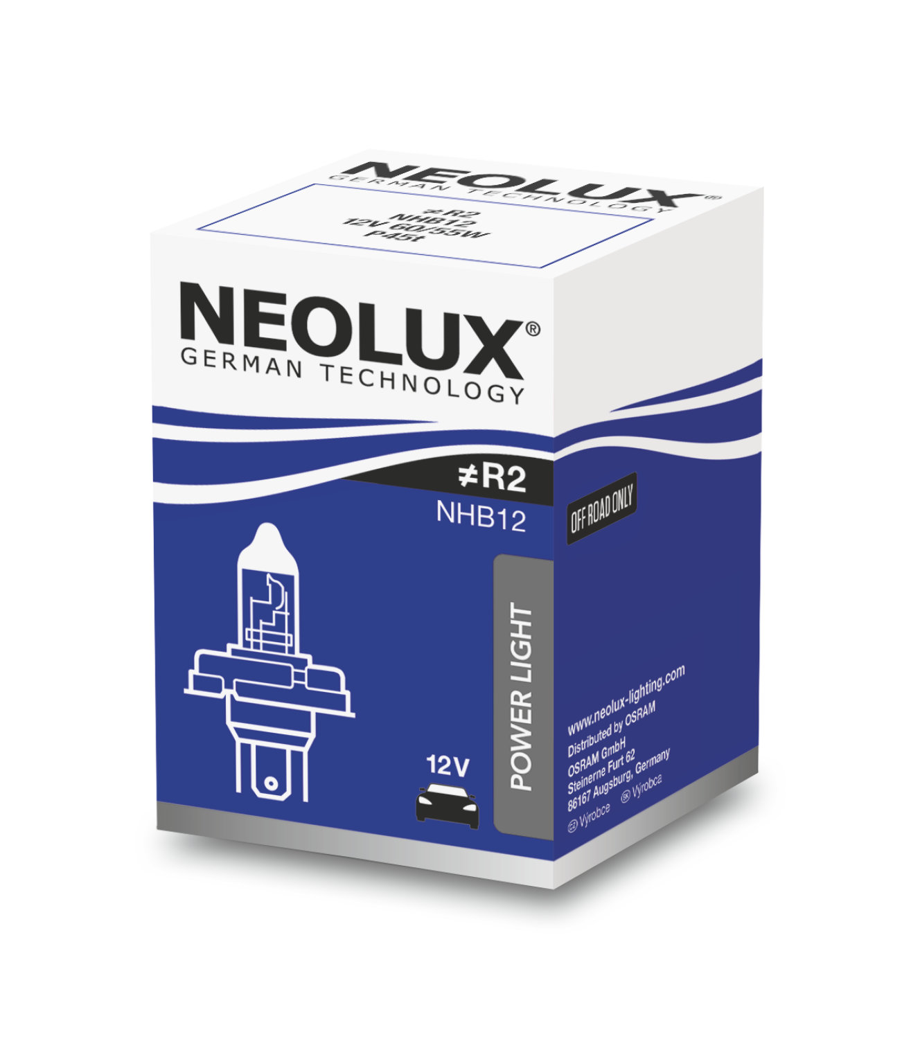 H4 12V 60/55W P45t 1St. NEOLUX