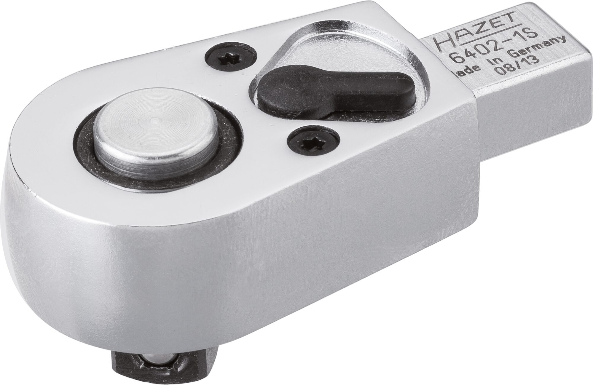 HAZET Einsteck-Umschaltknarre 6402-1S ∙ 9 x 12 mm Einsteck-Vierkant ∙ 3/8 Zoll (10 mm) Vierkant ∙ Länge: 61 mm