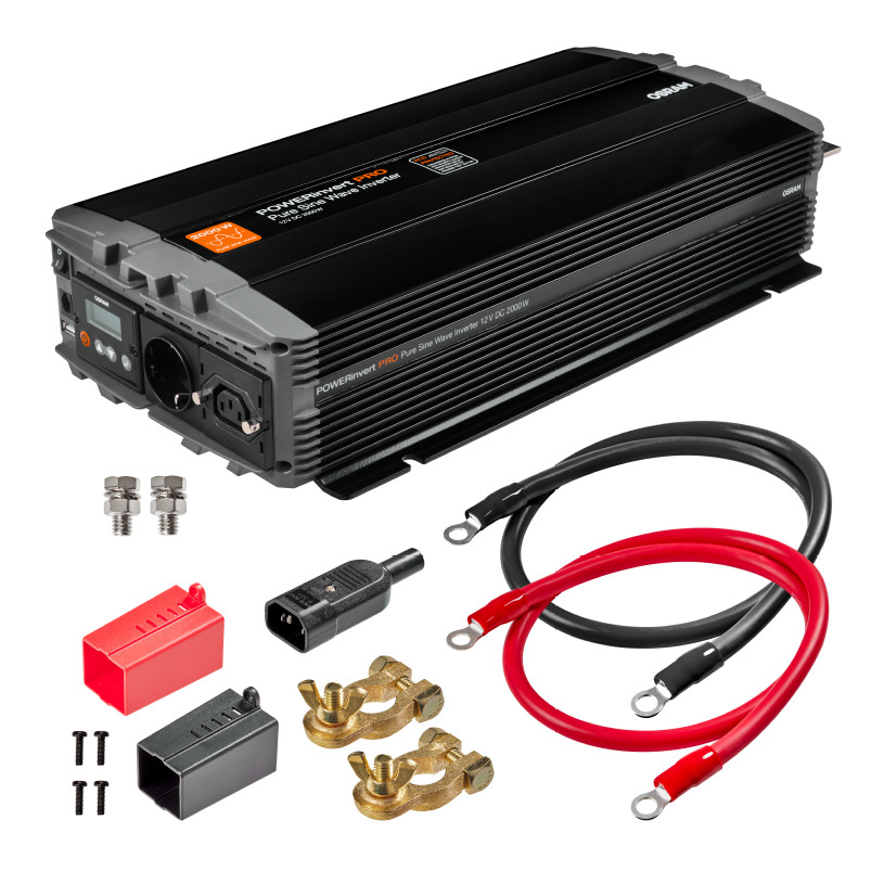 POWERinvert PRO Pure Sine Wave Inverter 12V DC 2000W RCD 1st