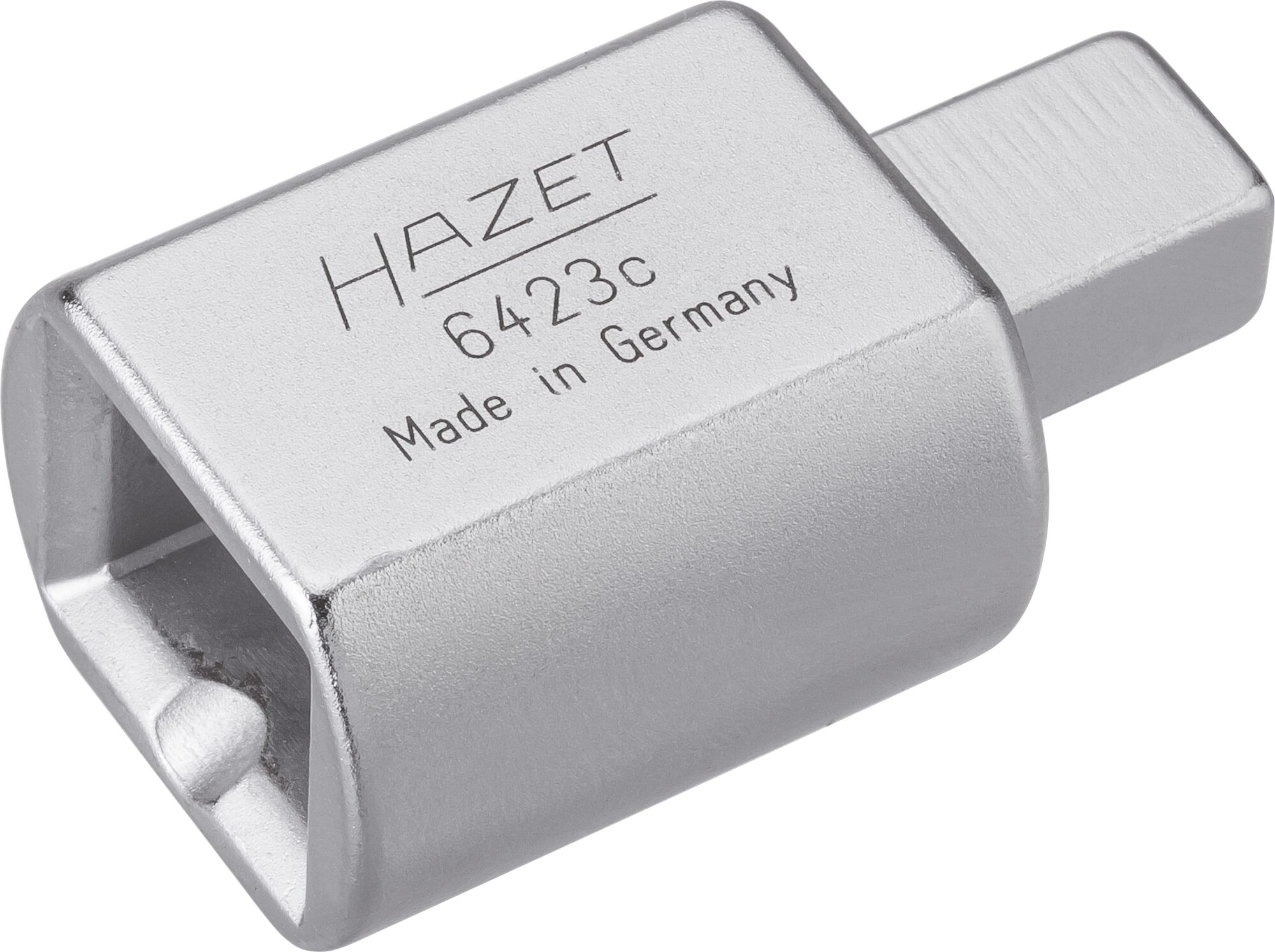 HAZET Einsteck-Adapter 6423C ∙ 9 x 12 mm Einsteck-Vierkant ∙ 14 x 18 mm Einsteck-Vierkant∙ Länge: 50 mm