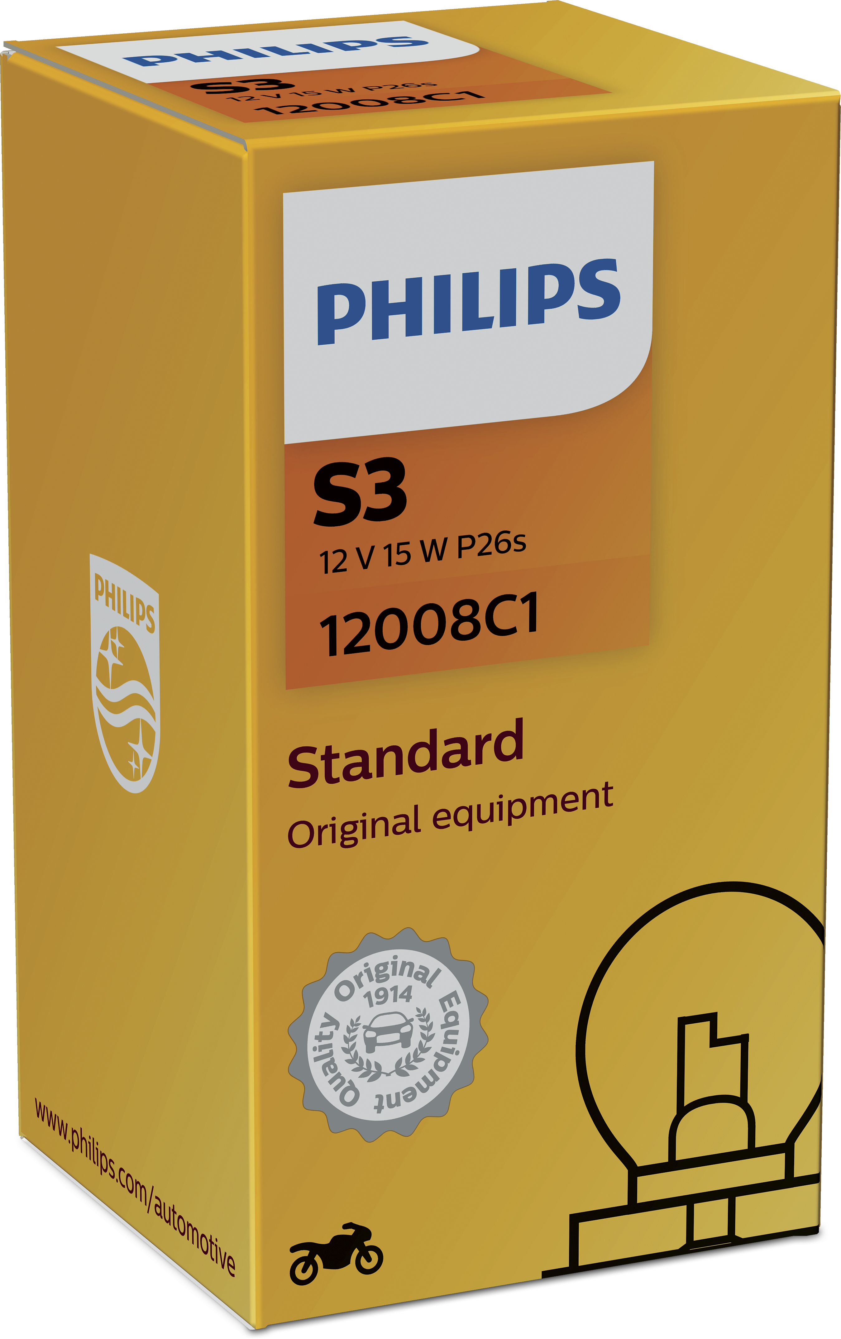 S3 Standard Moto 12V 15W
