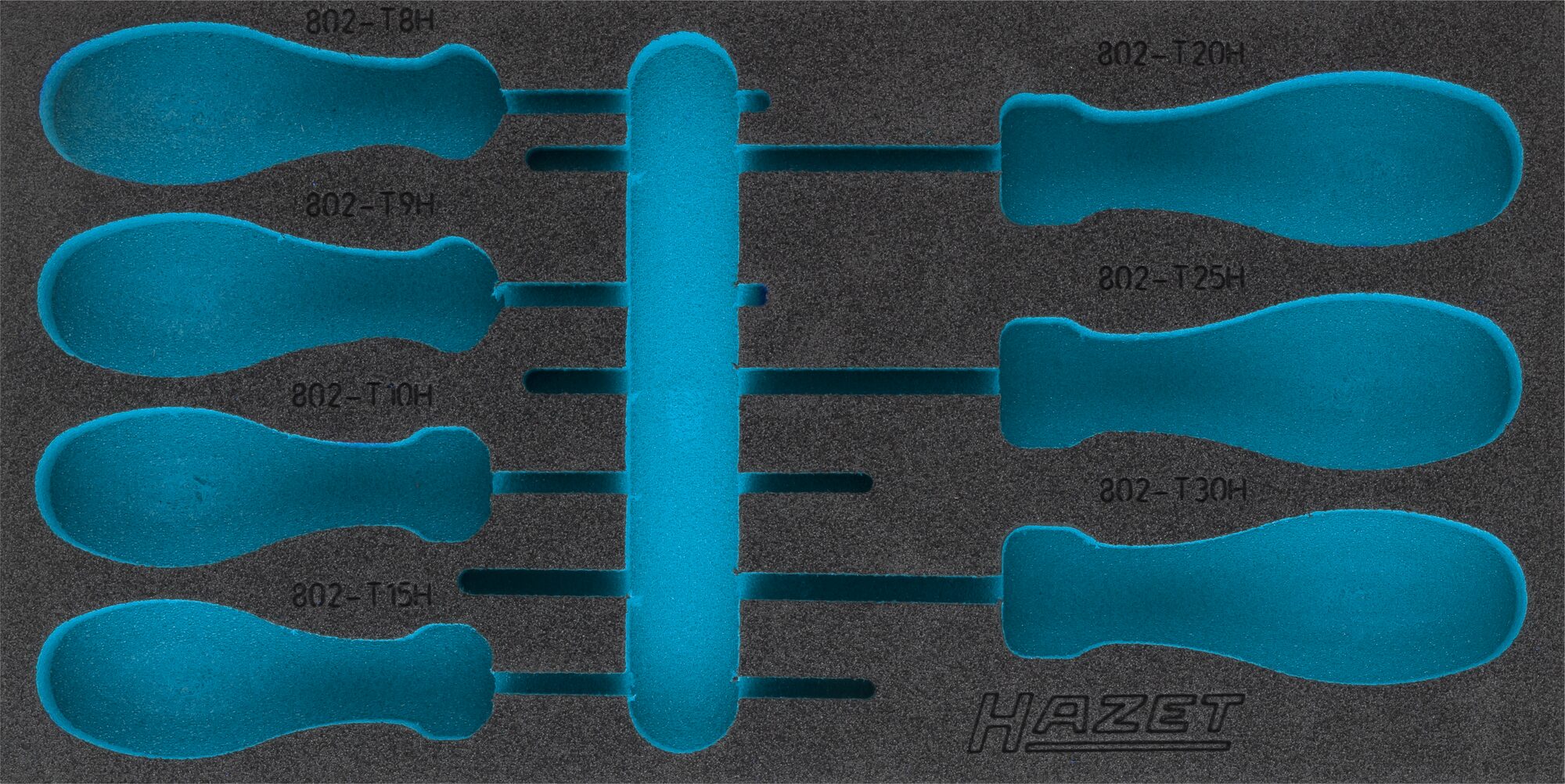 HAZET 2-Komponenten Weichschaumeinlage 163-422L ∙ L x B: 342 x 172 mm