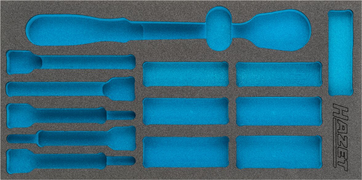 HAZET 2-Komponenten Weichschaumeinlage 163-340L ∙ L x B: 342 x 172 mm