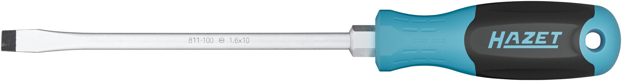 HAZET Schraubendreher 811-100 ∙ Schlitz Profil ∙ SW 1,6 x 10 mm
