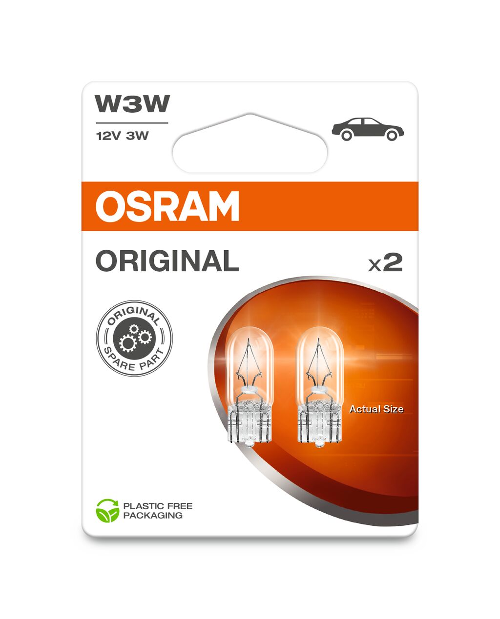 W3W 12V 3W W2,1x9,5d Blister 2st. OSRAM