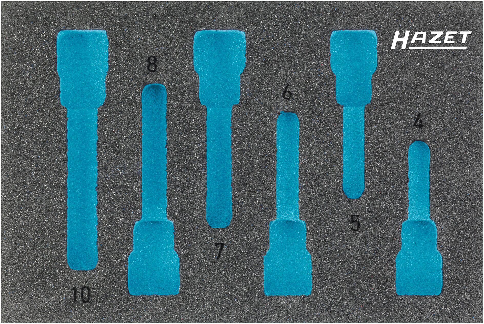 HAZET 2-Komponenten Weichschaumeinlage 163-302L ∙ L x B: 172 x 114 mm