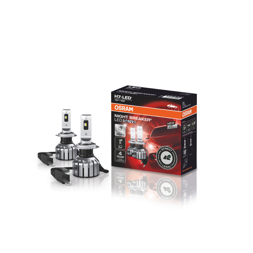 B-Ware H7 NIGHT BREAKER LED +230% GEN2 LED-Nachrüstlampe