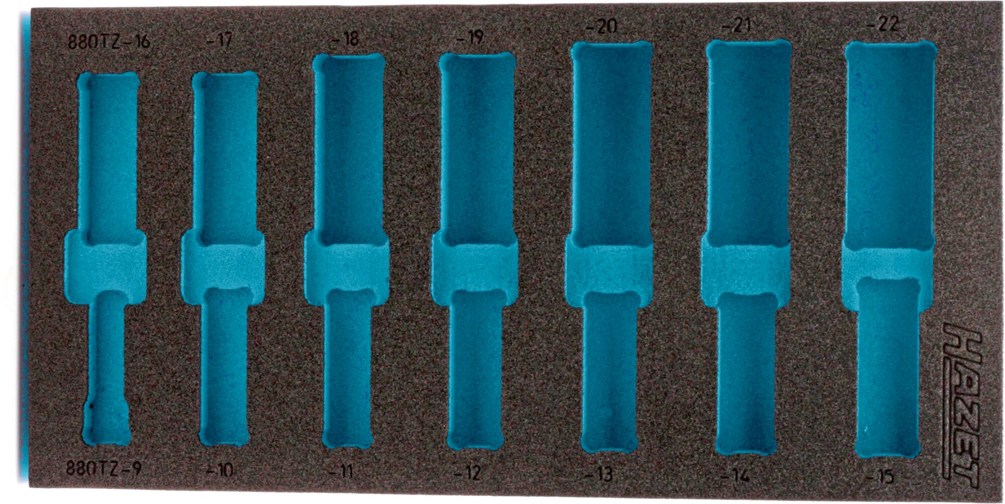 HAZET 2-Komponenten Weichschaumeinlage 163-259L ∙ L x B: 342 x 172 mm