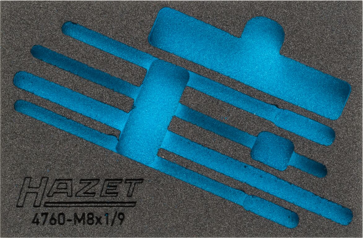 HAZET 2-Komponenten Weichschaumeinlage 163-321L ∙ L x B: 172 x 114 mm
