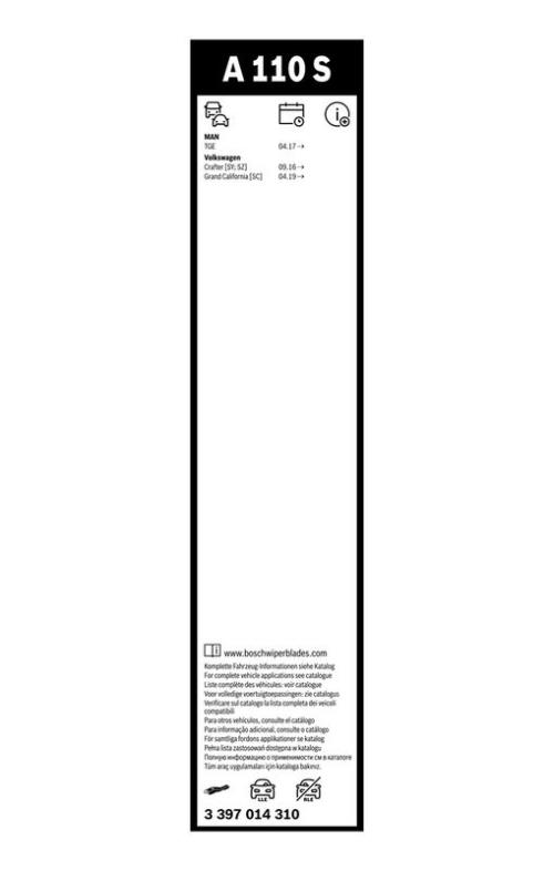 BOSCH 3 397 014 310 Wischblatt