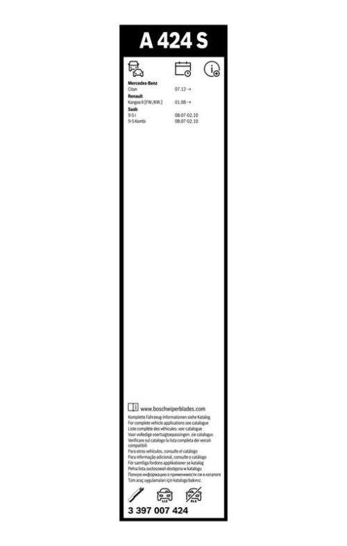 BOSCH 3 397 007 424 Wischblatt