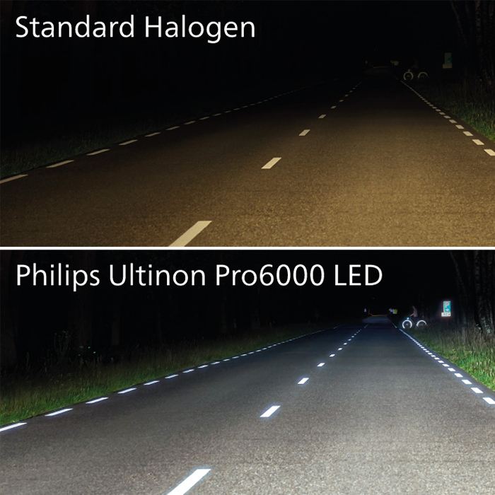 Philips Ultinon Pro6000 LED H4 11342 U6000 X2