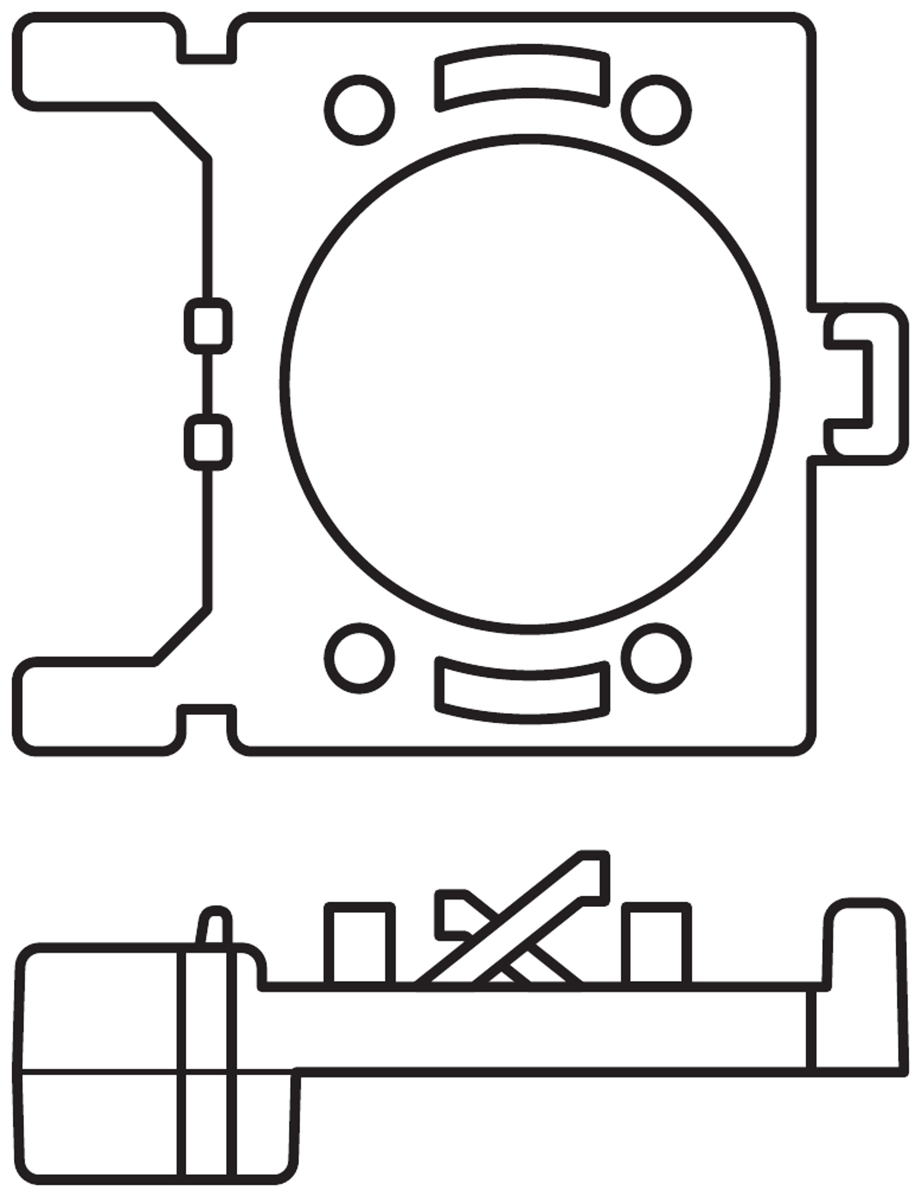 OSRAM LEDriving ADAPTER Montagehalterung für NIGHT BREAKER LED