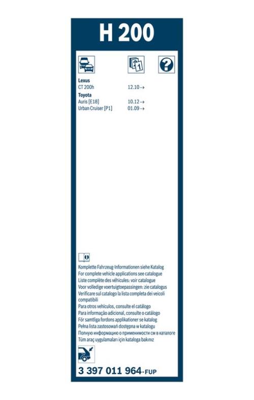 BOSCH 3 397 011 964 Wischblatt