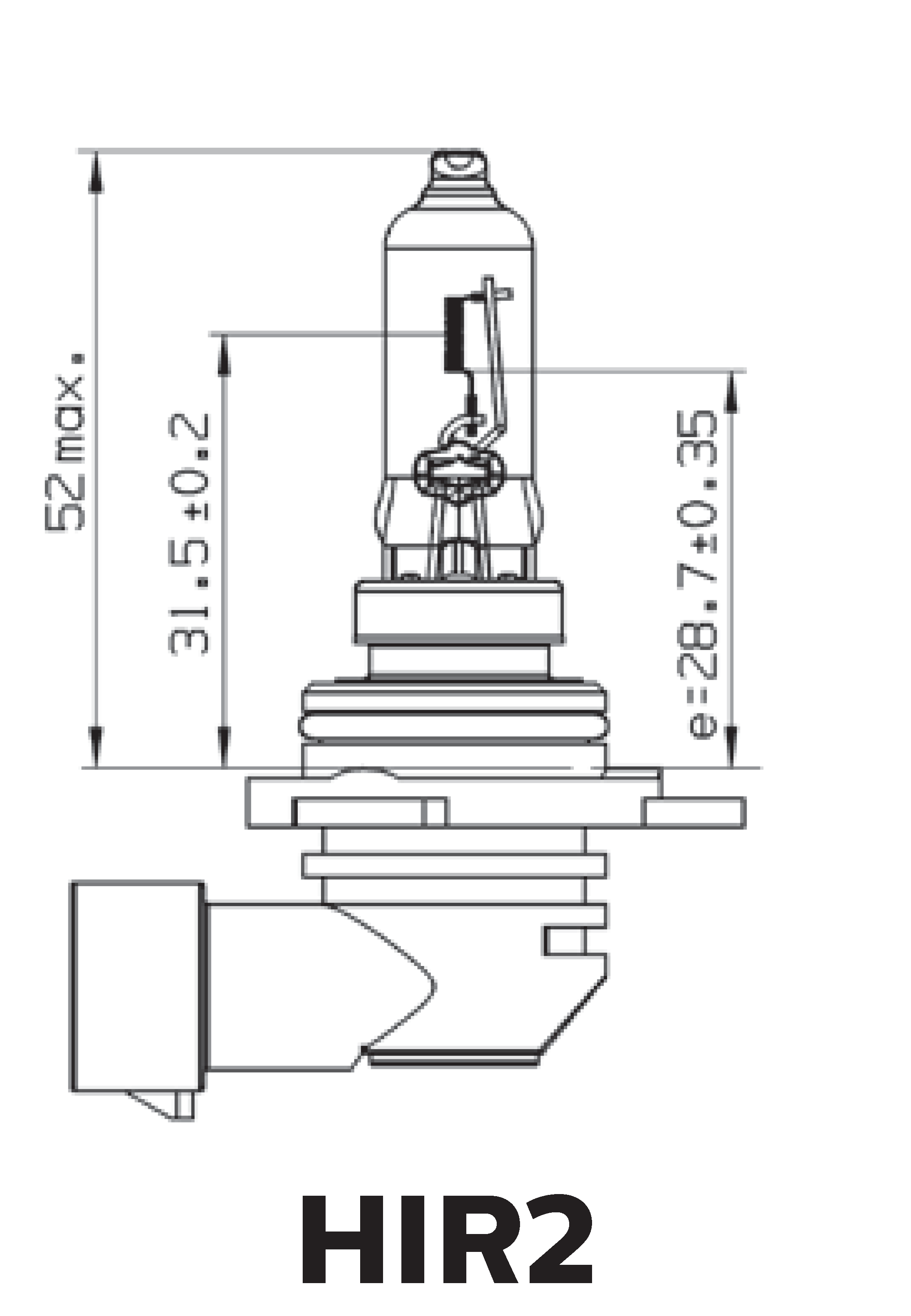 Philips R2 Standard (Bilux) 12V 45/40W P45t-41 (1stk.)