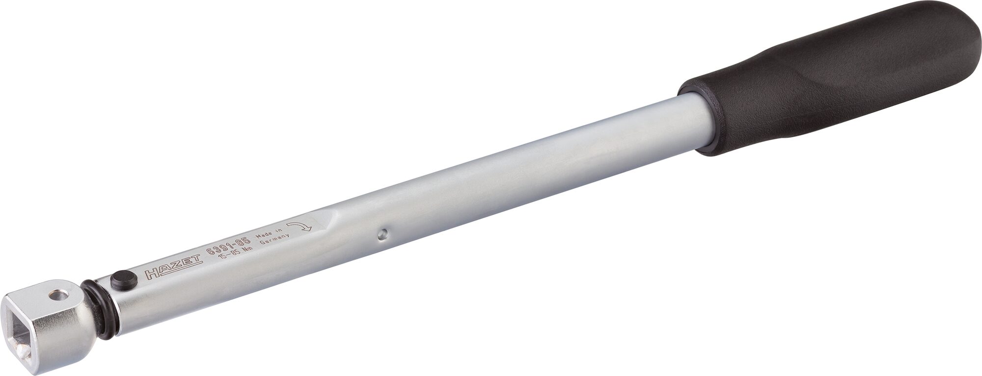 HAZET Drehmomentschlüssel 6391-85 ∙ Drehmomentbereich min-max: 15 – 85 Nm ∙ Genauigkeit: 2% ∙ 9 x 12 mm Einsteck-Vierkant∙ Länge: 316 mm
