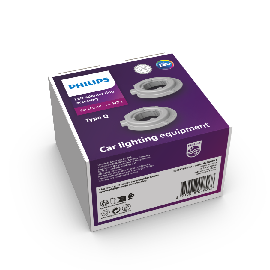 Typ "Q" LED Retrofit Adapter rings