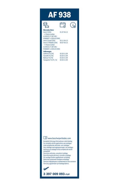 BOSCH 3 397 009 093 Wischblatt