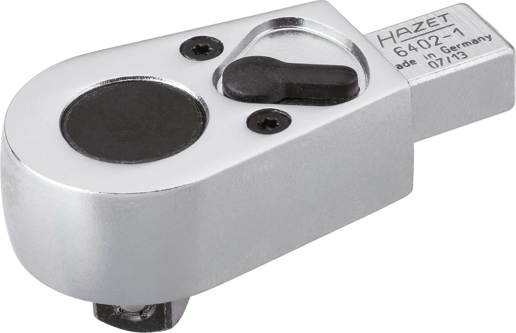 HAZET Einsteck-Umschaltknarre 6402-1 ∙ 9 x 12 mm Einsteck-Vierkant ∙ 3/8 Zoll (10 mm) Vierkant ∙ Länge: 61 mm
