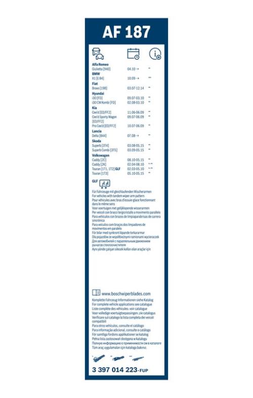 BOSCH 3 397 014 223 Wischblatt