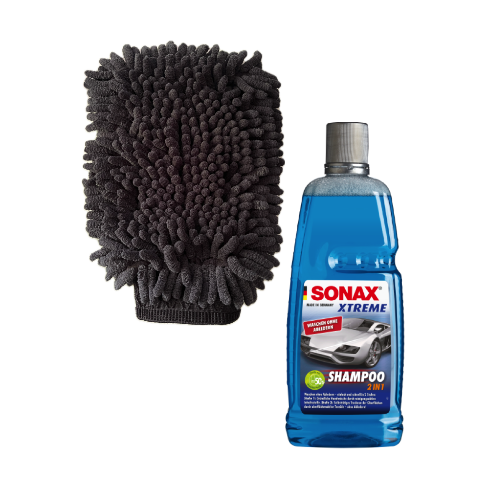 1x Sonax XTREME Shampoo Set + Premium Waschhandschuh