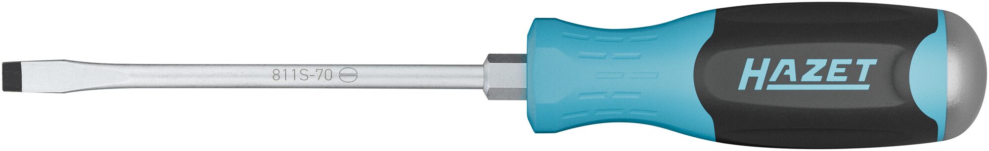 HAZET Schraubendreher 811S-70 ∙ Schlitz Profil ∙ SW 1,2 x 7 mm