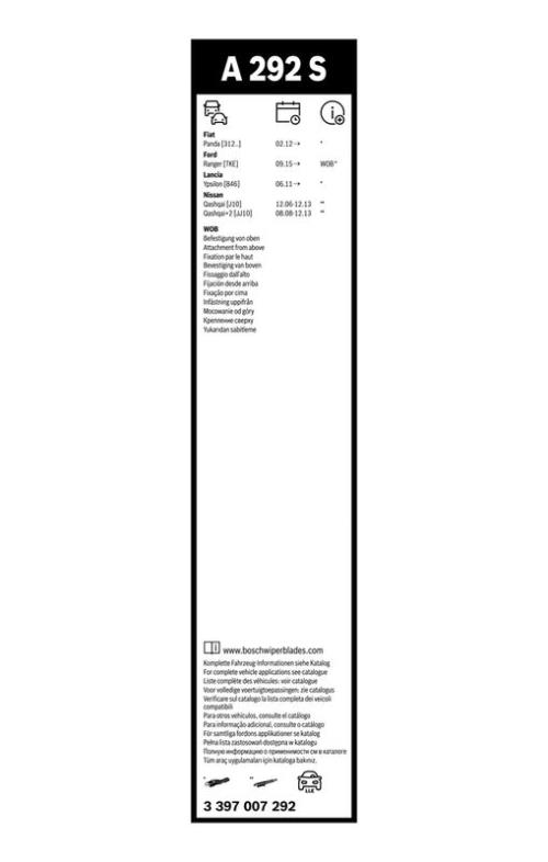 BOSCH 3 397 007 292 Wischblatt