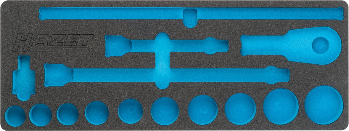 HAZET 2-Komponenten Weichschaumeinlage 163-396L ∙ L x B: 570 x 220 mm