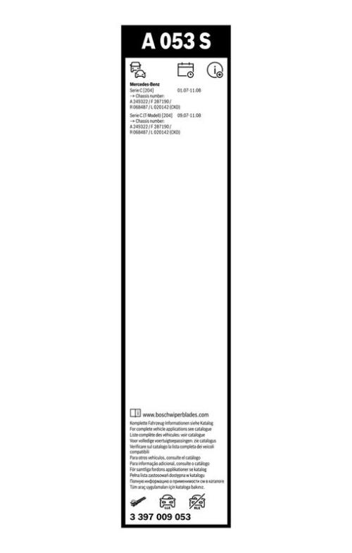 BOSCH 3 397 009 053 Wischblatt