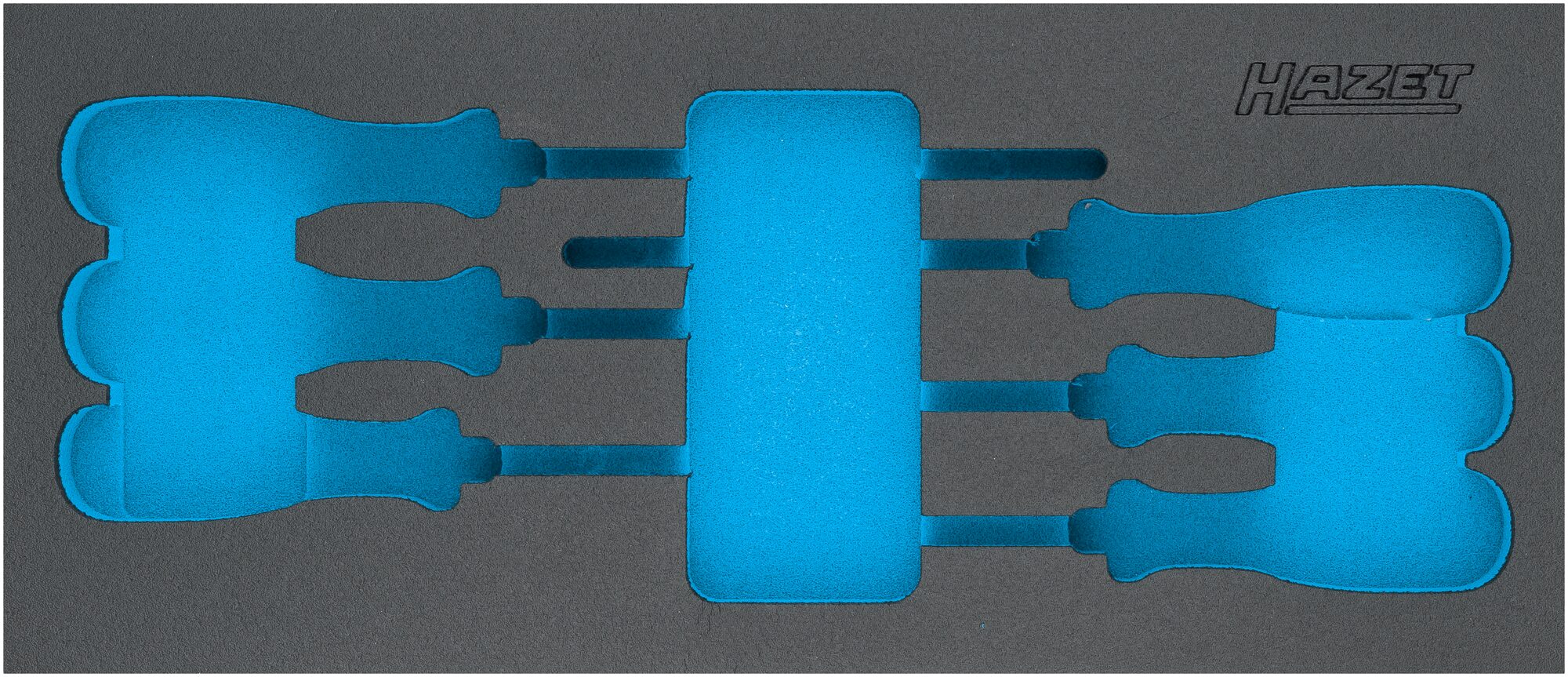 HAZET 2-Komponenten Weichschaumeinlage 163-522L ∙ L x B: 392 x 172 mm