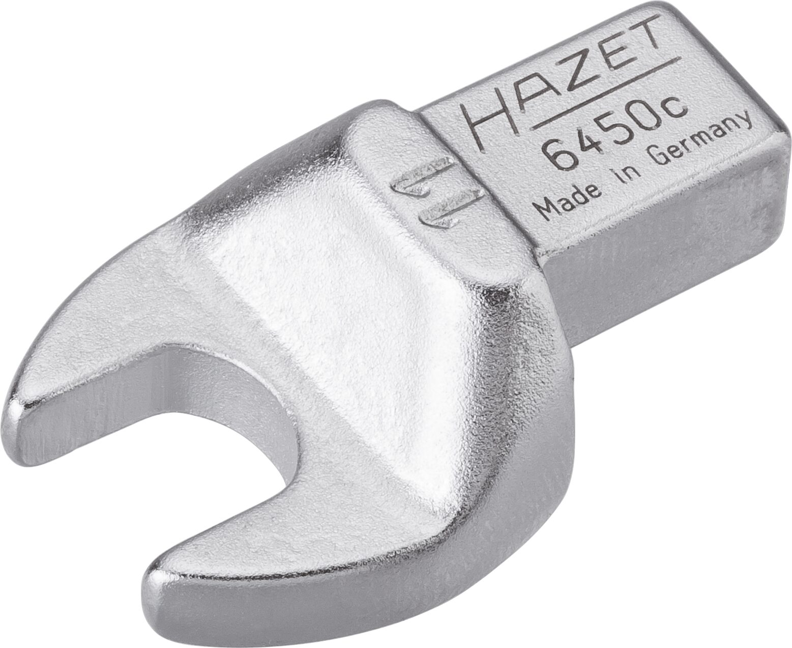 HAZET Einsteck-Maulschlüssel 6450C-11 ∙ 9 x 12 mm Einsteck-Vierkant ∙ Außen Sechskant Profil ∙ SW 11 mm