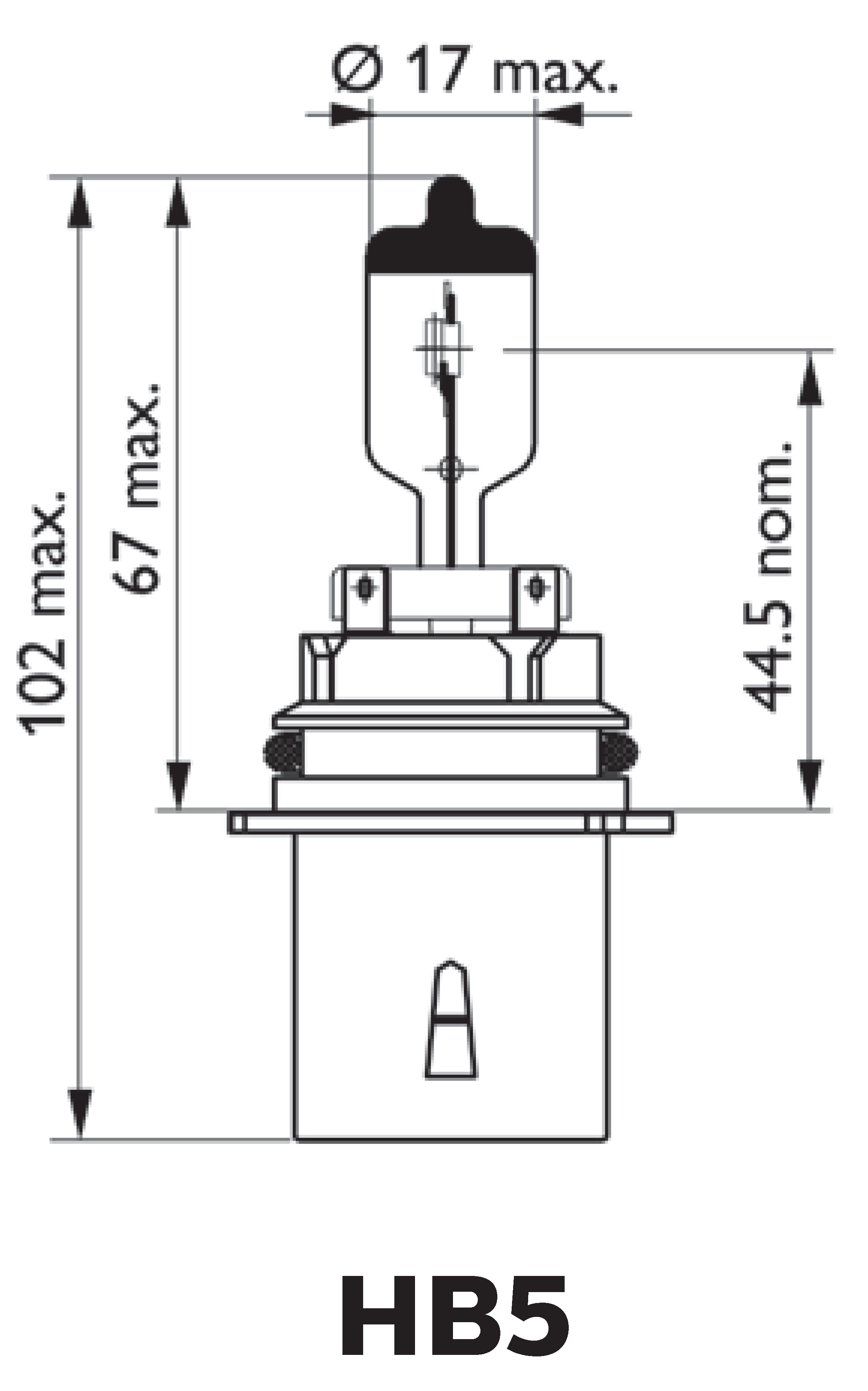 Philips HB5 Vision Halogenlampe 9007C1 1 Stk.