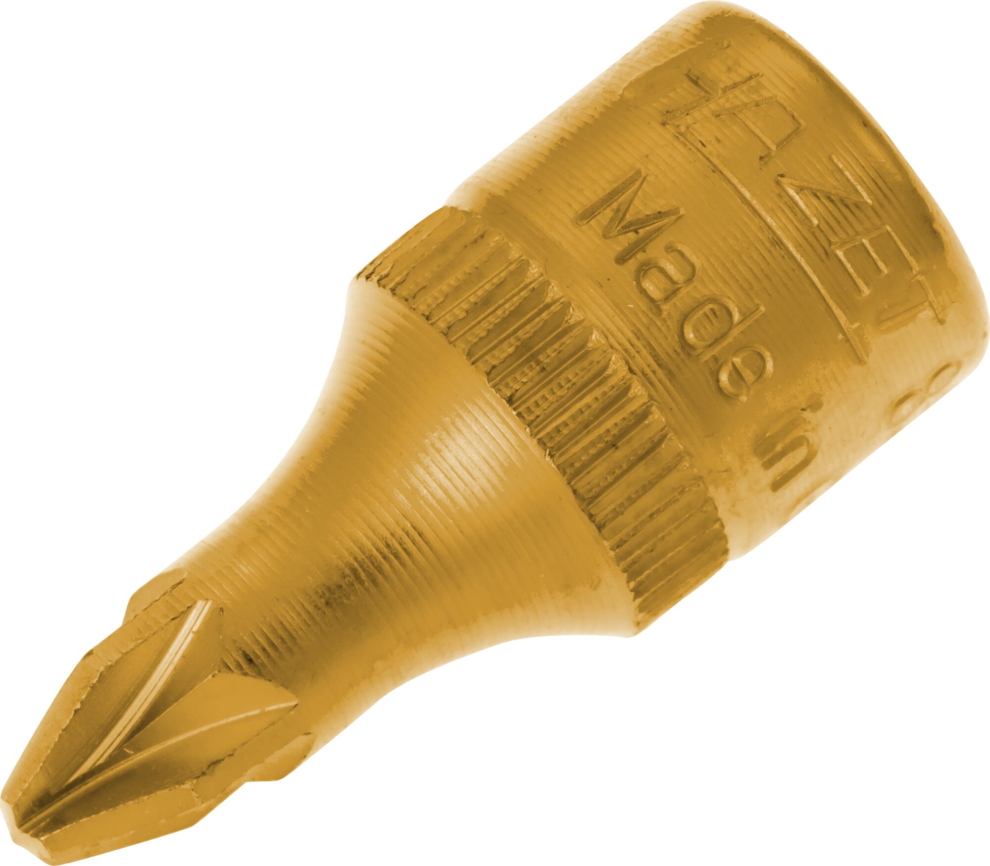 HAZET Schraubendreher-Steckschlüsseleinsatz 8507-PZ2 ∙ 1/4 Zoll (6,3 mm) Vierkant∙ Pozidriv Profil PZ ∙ SW PZ2
